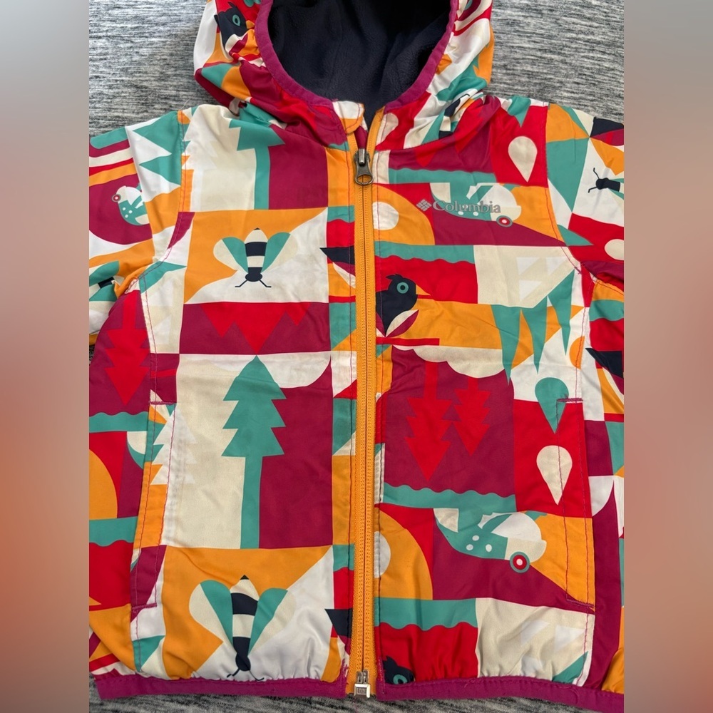 Columbia Lightweight Jacket 2T Fleece Lined - Picture 2 of 6